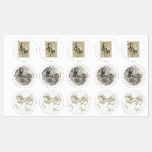 Étiquettes autocollants  (Feuille)