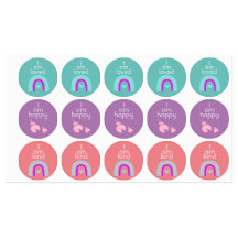 Autocollants d'affirmations positives