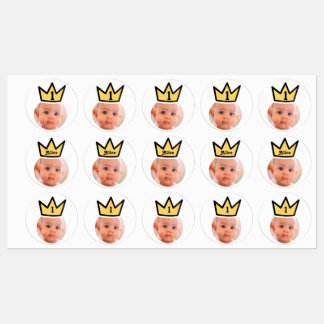 Étiquettes Autocollants de visage de foto PERSONNALISÉ faces 