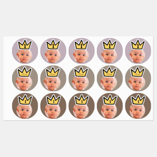 Étiquettes Autocollants de visage de foto PERSONNALISÉ faces 