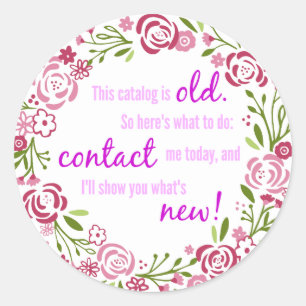 Étiquettes autocollants du catalogue