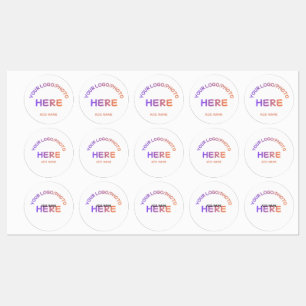 Étiquettes Autocollants multi-design avec nom de logo d'entre