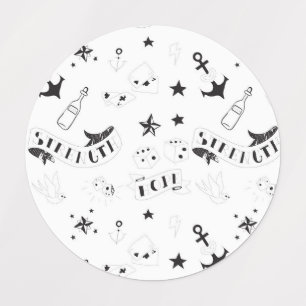 Étiquettes Autocollants Tattoo Flash Hope