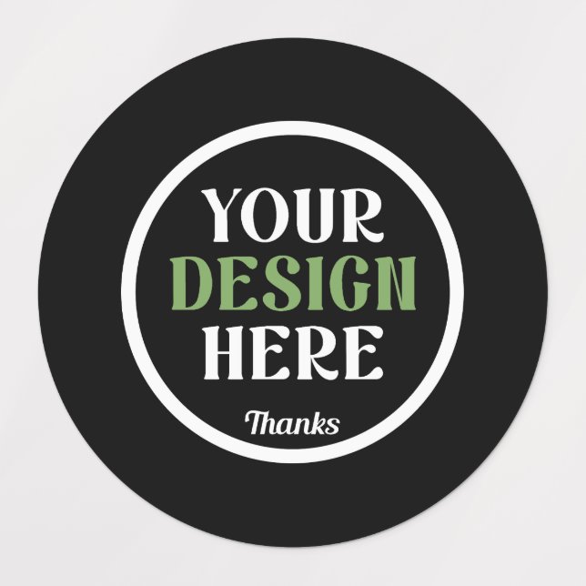 Étiquettes baiser personnalisé, unique, élégant et minimalist (Design 3)