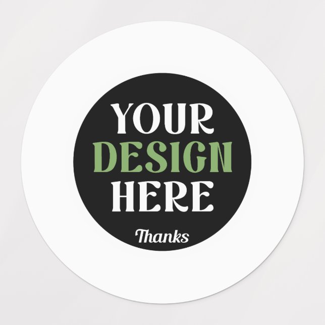 Étiquettes baiser personnalisé, unique, élégant et minimalist (Design 2)