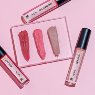 Étiquettes Balme Lip Avec Logo Rose Parties scintillant Gold