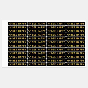 Étiquettes BEE HAPPY 96 Sceau de miel étanche à tamper-éviden