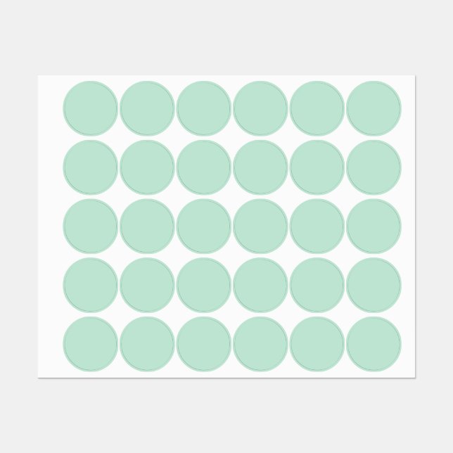 Étiquettes Bleu Aéro (couleur solide) (Feuille)