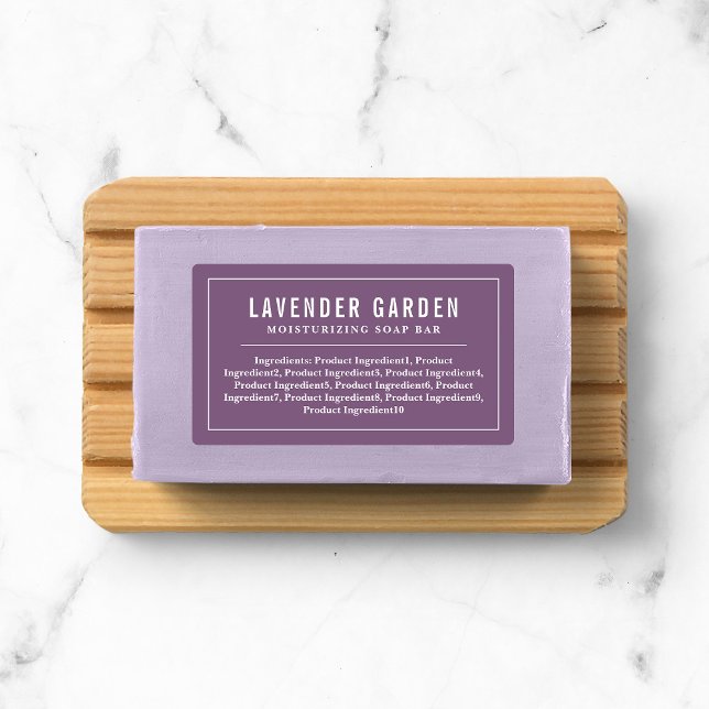Étiquettes Bordure et lignes blanches - Ingrédients de couleu (Créateur téléchargé)