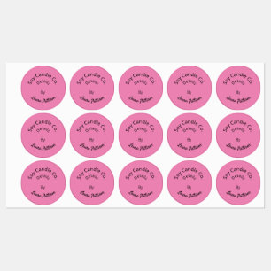 Étiquettes Bougie entreprise ajouter nom société site interne