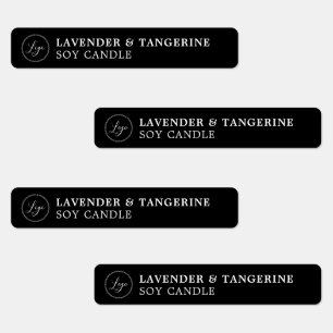 Étiquettes Bougie noire Sceller à l'épreuve des tamper Votre