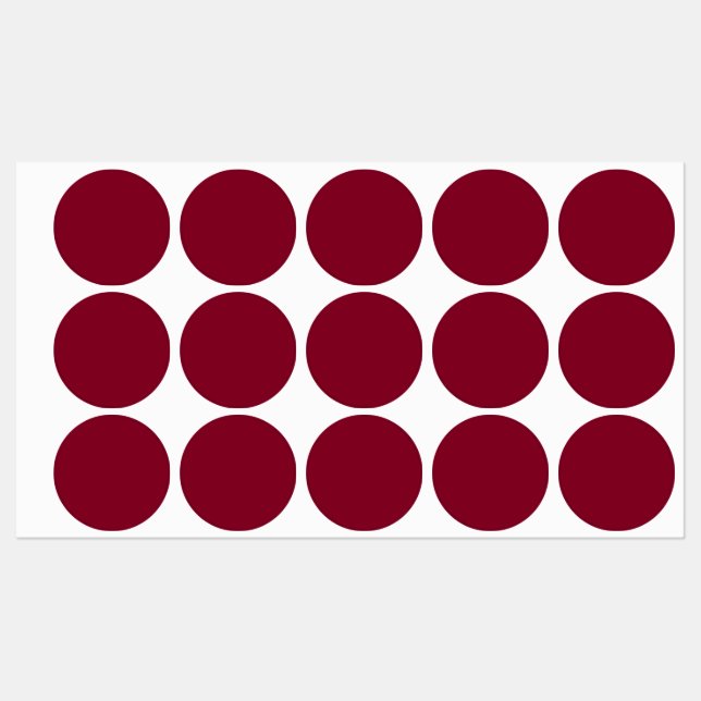 Étiquettes Bourgogne (couleur solide) (Feuille)