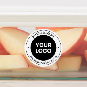 Étiquettes Business Name & Website ou Slogan, Merci Etc.