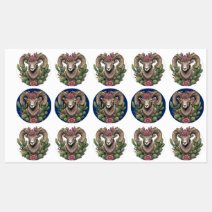 Étiquettes Cactus Coupe Claret et Mouflon du Colorado