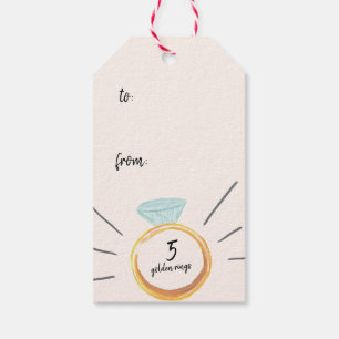 Étiquettes-cadeau 12 jours de Noël