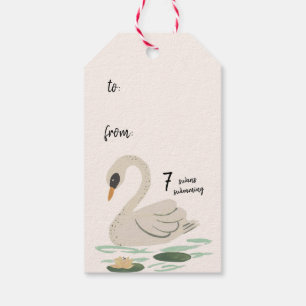 Étiquettes-cadeau 12 jours de Noël