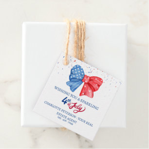 Étiquettes Cadeau 4 juillet Immobilier Summer Pop By Gift Tags