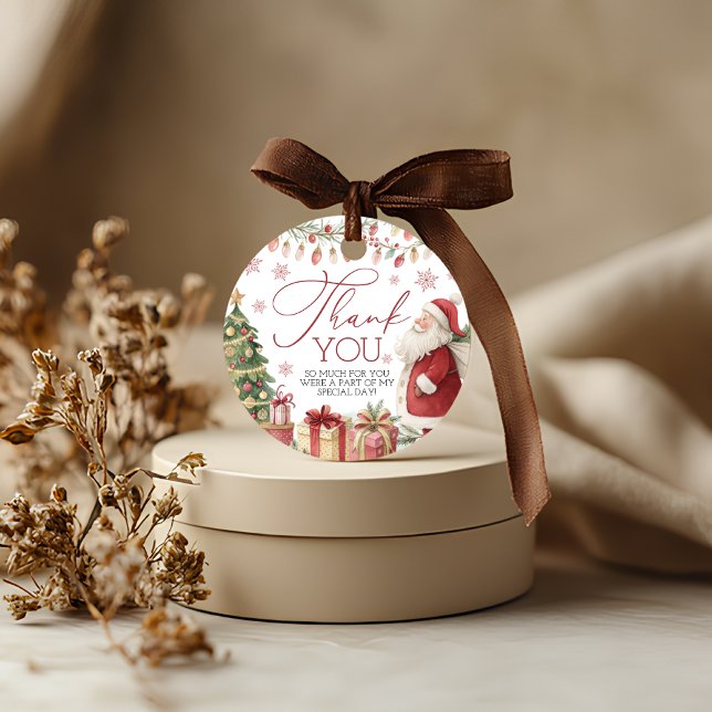 Étiquettes Cadeau A Merry Little Birthday Gift Tag (Créateur téléchargé)