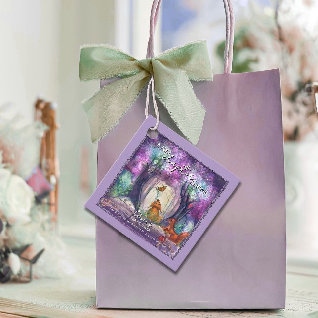 Étiquettes Cadeau  A New Chapter Begins I Storybook Baby shower (A New Chapter Begins I Storybook Baby shower Favor Tags)