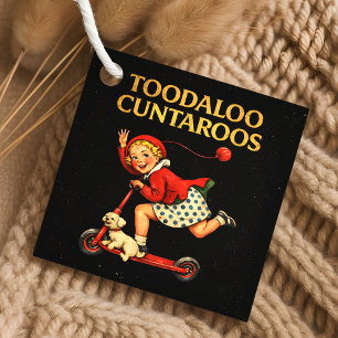 Étiquettes Cadeau À plus tard Cuntaroos Humour sarcastique rétro drô