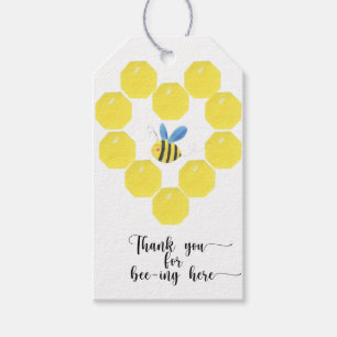 Étiquettes-cadeau Abeille merci d'être ici