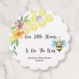 Étiquettes Cadeau Abeille. Notre petit miel en route
