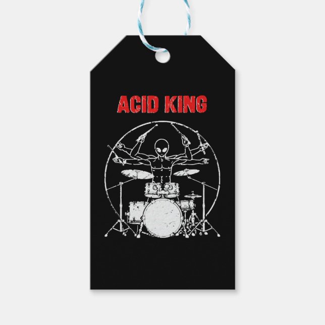 Étiquettes-cadeau Acid King (Devant)