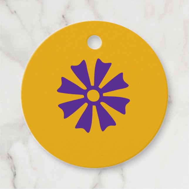 Étiquettes Cadeau Adinkra africain (Sagesse) (Devant)