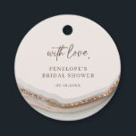 Étiquettes Cadeau Agate Merci en marbre pierre Favoriser les balises<br><div class="desc">Conçu pour se coordonner avec notre collection d'agates en marbre naturel, ce tag de remerciement personnalisé vous rend service présente une magnifique texture d'agate en marbre de couleur naturelle associée au texte contemporain. Pour une personnalisation plus avancée de cette conception, par exemple la modification de la disposition, de la police...</div>