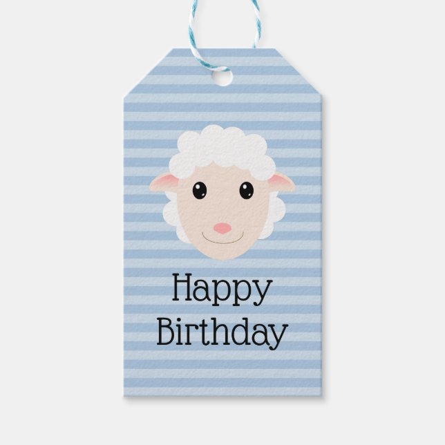 Étiquettes-cadeau Agneau (Devant)