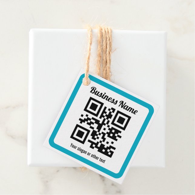 Étiquettes Cadeau Ajouter l'URL de n'importe quel site Web et créer  (En situation)