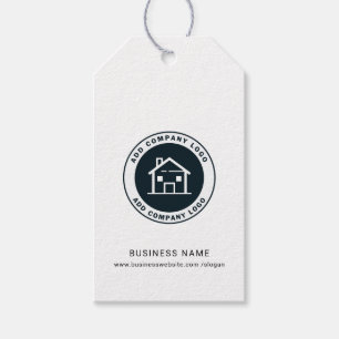 Étiquettes-cadeau Ajouter un logo d'entreprise personnalisé Société