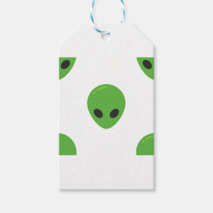 Étiquettes-cadeau aliens émoji