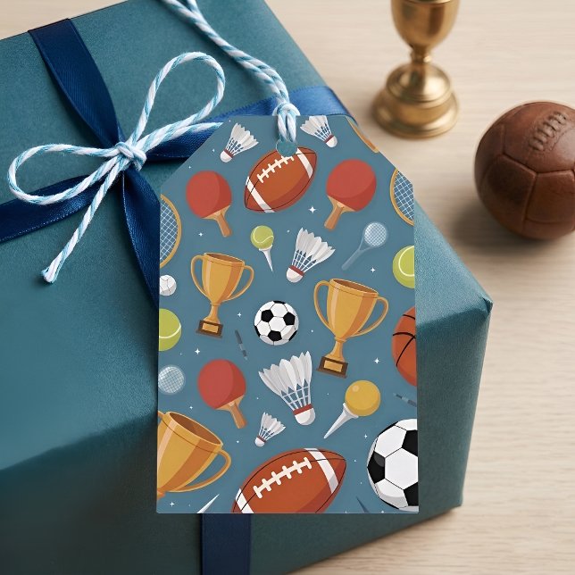 Étiquettes-cadeau All-Star Sports Medley Party (Créateur téléchargé)