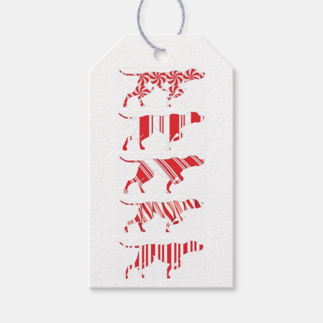 Étiquettes-cadeau ALLEMAND SHORTHAIRED POINTER - Balises cadeaux, Su (Devant)