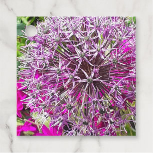Étiquettes Cadeau Allium & Fleurs d'été