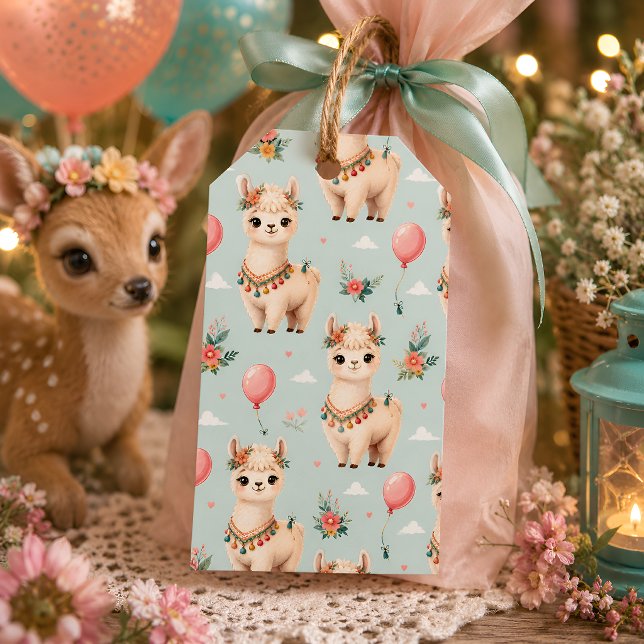 Étiquettes-cadeau Alpaca Kawaii (Créateur téléchargé)