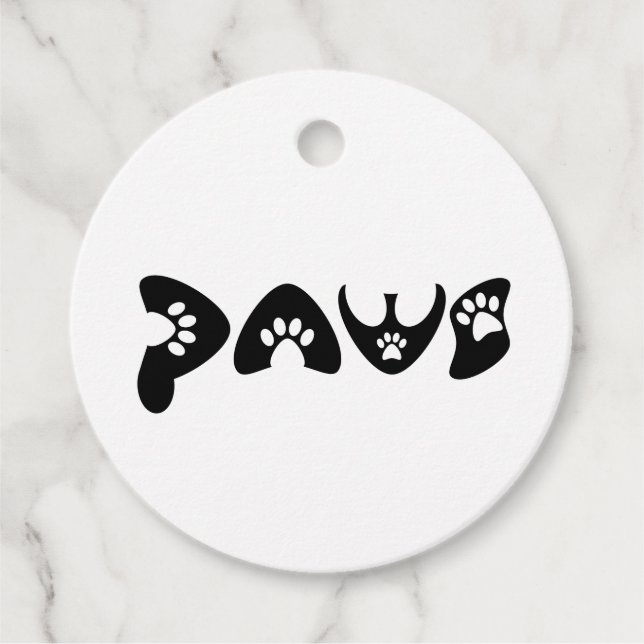 Étiquettes Cadeau Amateur d'animaux ressent (Devant)