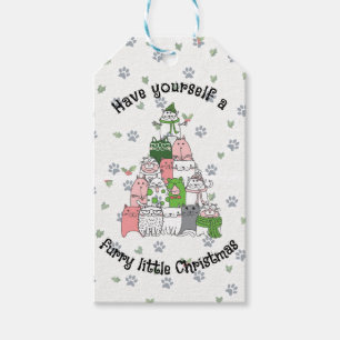 Étiquettes-cadeau Amène-toi un petit Noël de Furry !