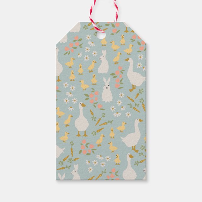 Étiquettes-cadeau Amis du printemps (Devant)