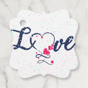 Étiquettes Cadeau Amour