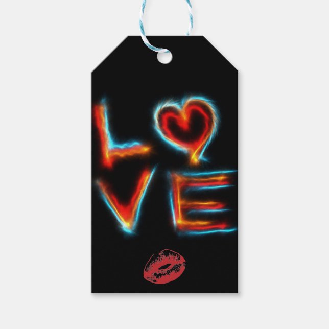 Étiquettes-cadeau Amour (Devant)