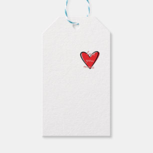 Étiquettes-cadeau Amour à Plus Créatif Style Minimaliste 
