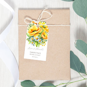 Étiquettes-cadeau Amour en fleur printemps nuptiale bonsoir
