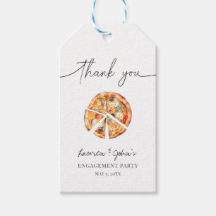 Étiquettes-cadeau Amour et Pizza