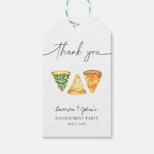 Étiquettes-cadeau Amour et Pizza