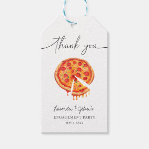 Étiquettes-cadeau Amour et Pizza