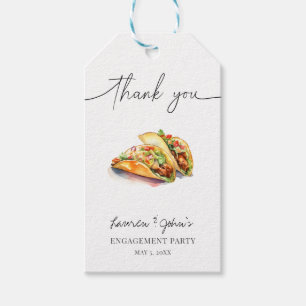 Étiquettes-cadeau Amour et Tacos