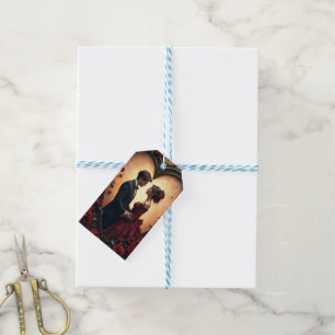 Étiquettes-cadeau Amour Intemporel – Collection de Mariage Victorien