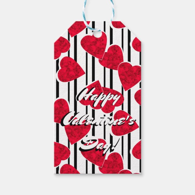 Étiquettes-cadeau Amour, mariage, Saint Valentin (Devant)